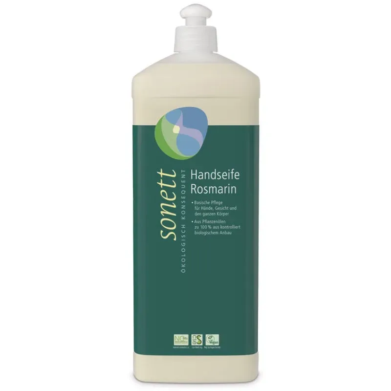 Sonett Handseife Rosmarin Nachfüllflasche (1 Liter)