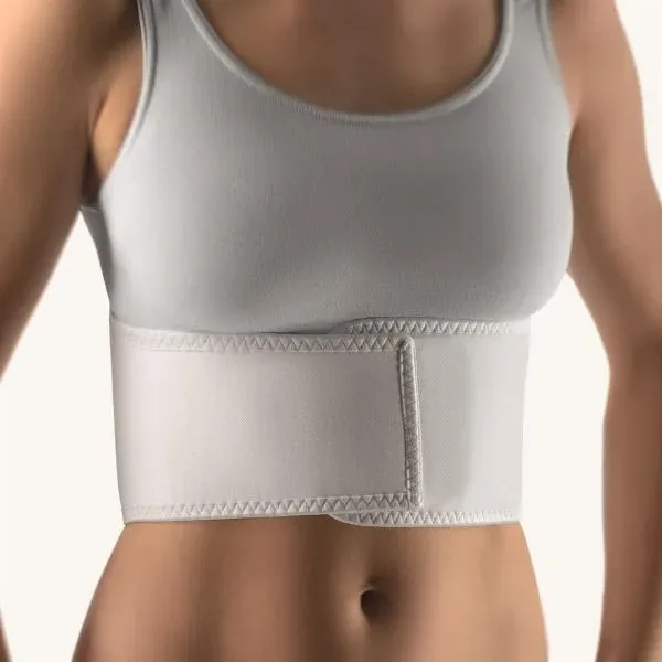 Bort Rippengürtel Damen 12/16cm M -76cm weiss