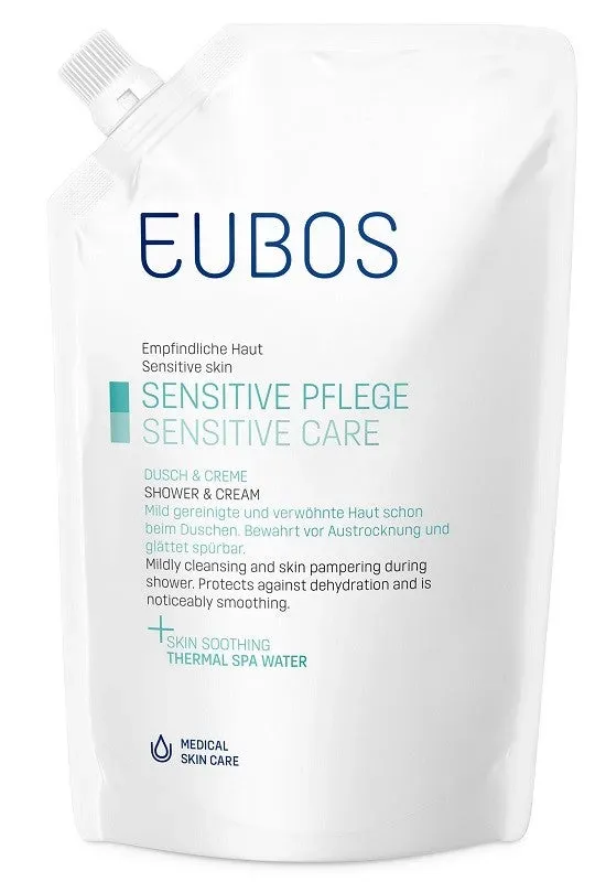 EUBOS SENSITIVE DUSCH & CREME Nachfüllpackung (400ml)