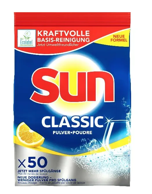 Sun Classic Geschirrspüler Pulver Refill Lemon (950g)