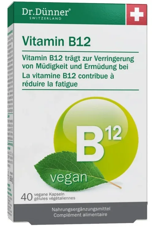Dr. Dünner Vitamin B12 vegan Kapseln (40 Stk)