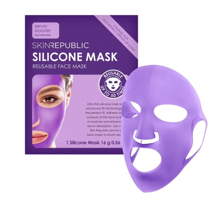 Skin republic - Wiederverwendbare Silikonmaske, Silicon, 1 Stück