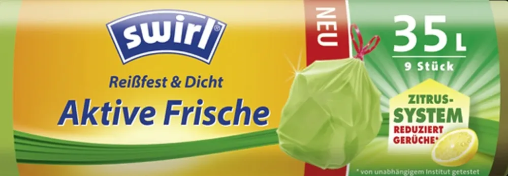 Swirl - Swirl Müllbeutel Aktive Frische 35 Liter à 9 Stk, 35 L