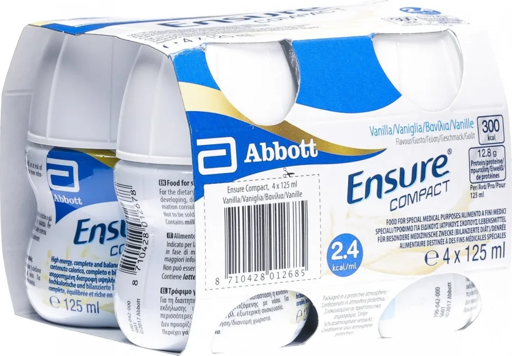 Ensure COMPACT 2.4 Kcal/ml Drink Vanille (4x125ml)