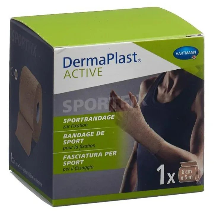 DermaPlastT Active Sportbandage 6cmx5m (1 Stk)