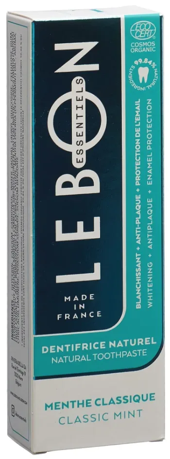 Lebon Essentiels Zahnpasta klassische Minze Bio (80ml)