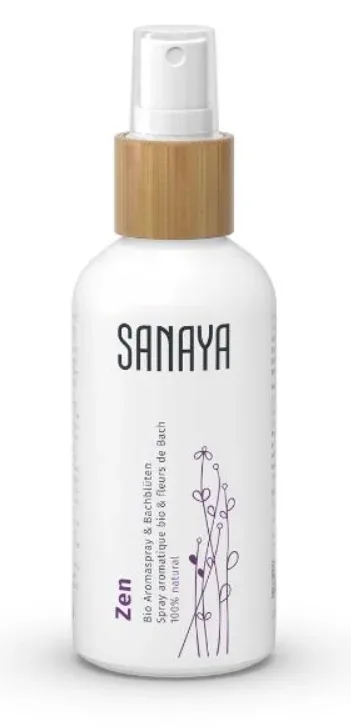 SANAYA Aroma & Bachblüten Spray Zen Bio (100ml)