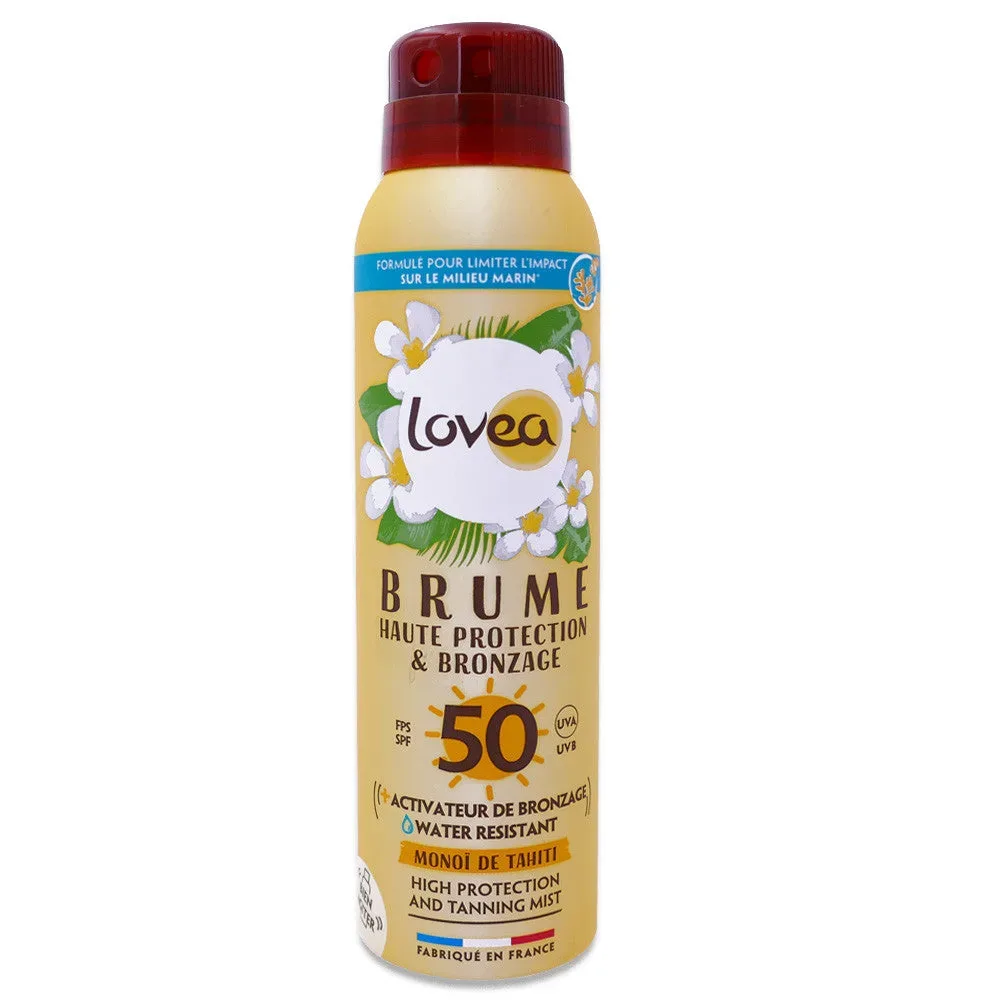 Lovea Sonnenspray LSF 50 Bräunung Monoï de Tahiti (150ml)