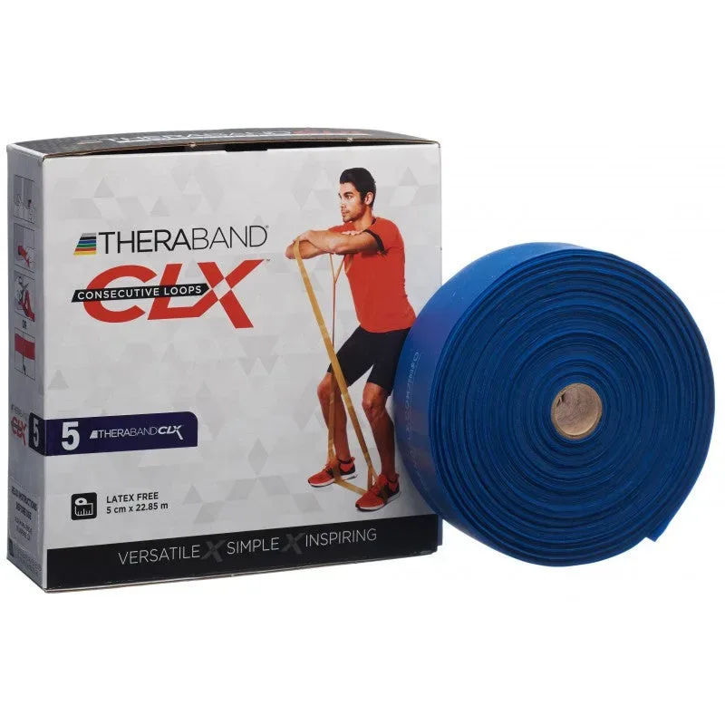 THERA-BAND&reg; &Uuml;bungsband CLX blau 22.8 m x 5
