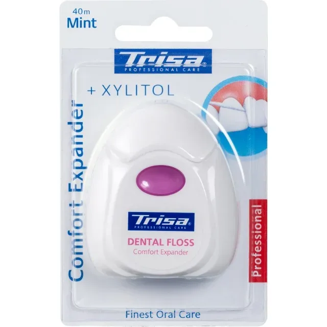 Trisa Zahnseide Comfort Expander Mint (40m)