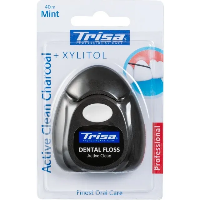 Trisa Zahnseide Active Clean Mint (40m)