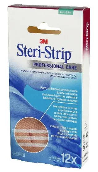 3M Steri-Strip 6x38mm weiss verstärkt (12x6 Stk)