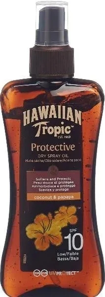 HAWAIIAN Tropic Protective Spray Oil LSF 10 (200ml)