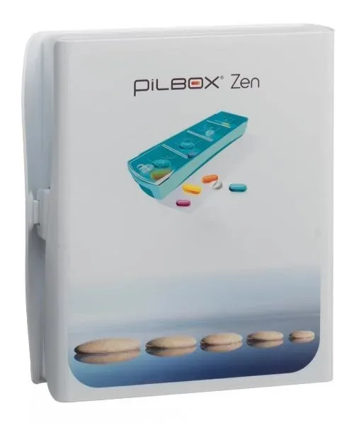 PILBOX Zen Wochenspender auf Deutsch & Französisch (1 Stk)