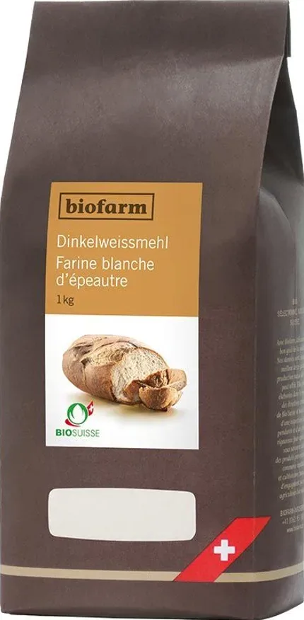 biofarm Dinkelweissmehl Knospe (1kg)