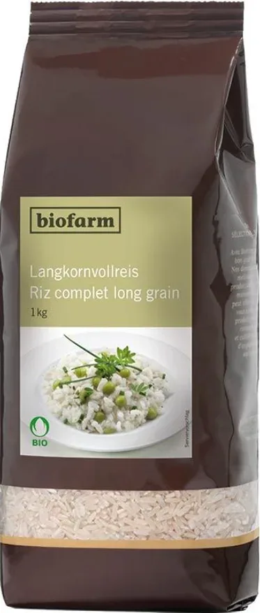 biofarm Langkornvollreis Knospe (1kg)