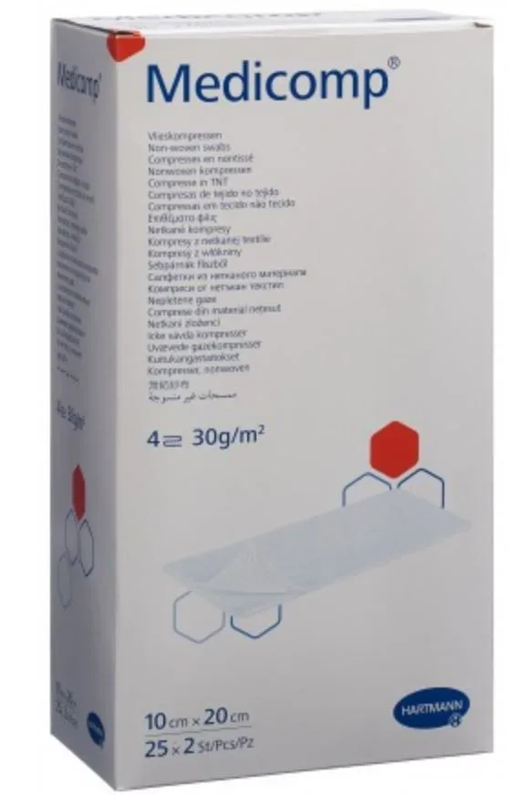 Medicomp 4-fach S30 10x20cm steril (25x2 Stk)