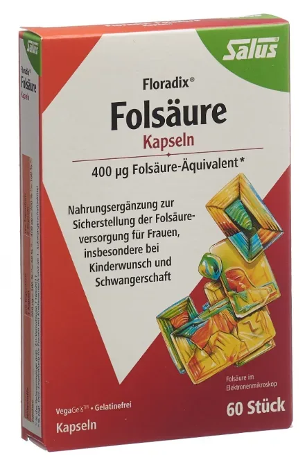 Floradix Folsäure Kapseln (60 Stk)
