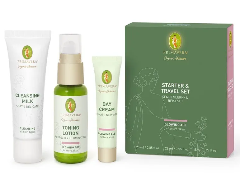 Primavera Starter & Travel Sets Glowing Age Gesichtspflegeset 1 Stk