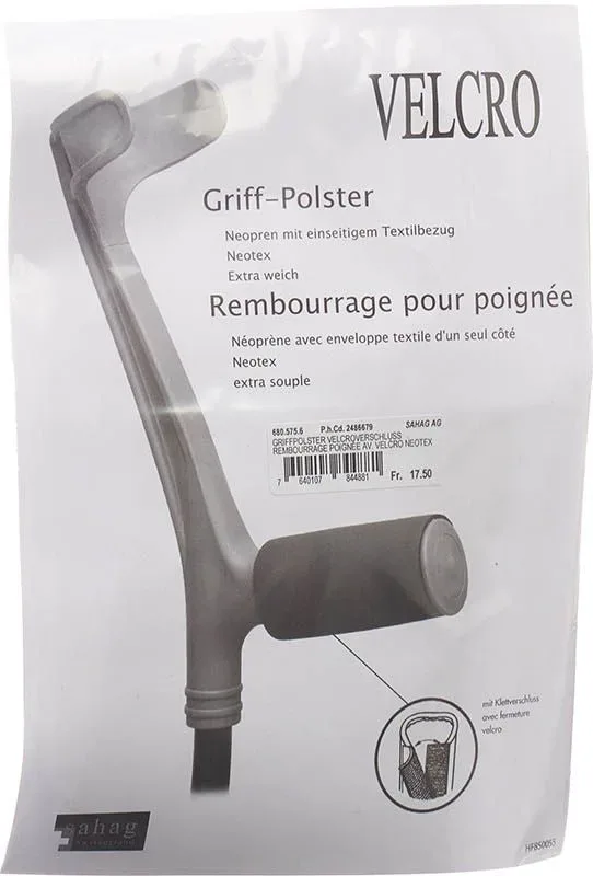 Sahag Griffpolster Neotex Velcro schwarz (1 Paar)