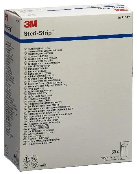 3M Steri-Strip 12x100mm weiss verstärkt (50x6 Stk)