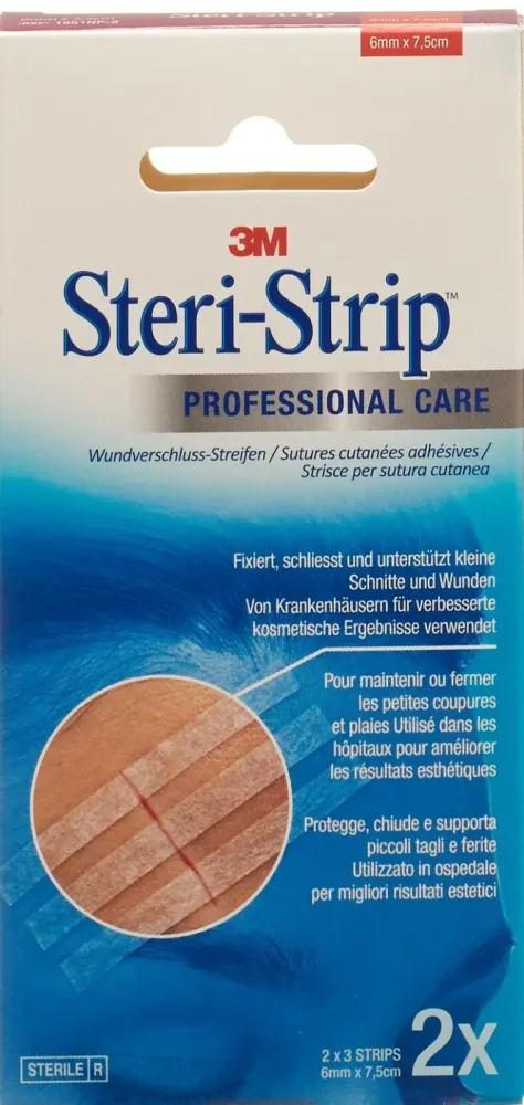 3M Steri-Strip Blendtone 6x75mm natur (2x3 Stk)