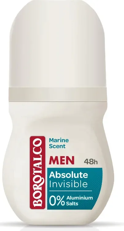 Borotalco - Deo Men Invisible Roll On, 50 ml