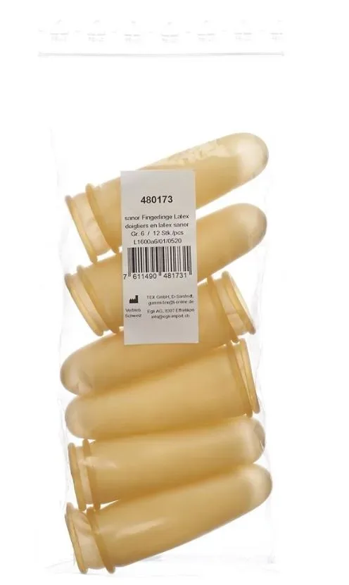 Sanor Fingerling Latex Grösse 6 (12 Stk)