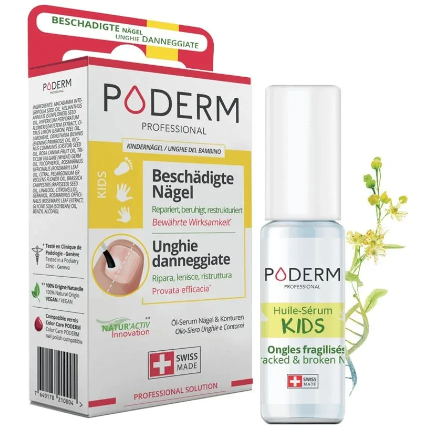 Poderm Huile Sérum Ongles Kids (8ml)