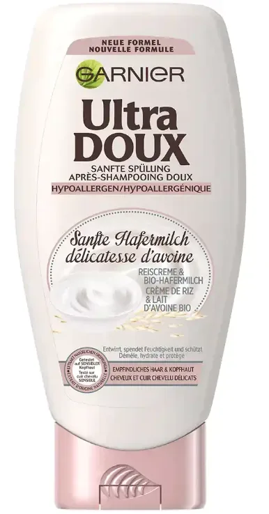 Ultra Doux Sanfte Hafermilch Spülung, mit reiscreme und hafermilch