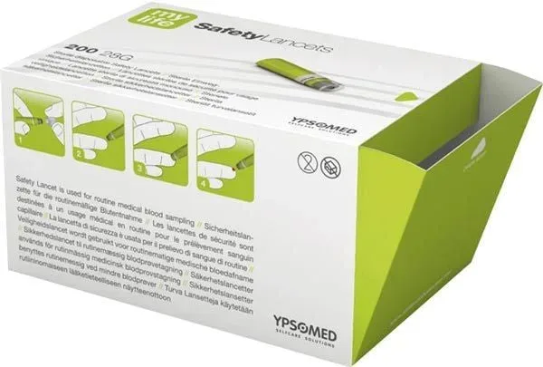 Mylife Safety Lancets Lanzetten 28G (200 Stk)
