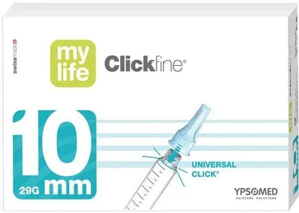 Mylife Clickfine Pen Nadeln, 10mm, 29G (100 Stk)