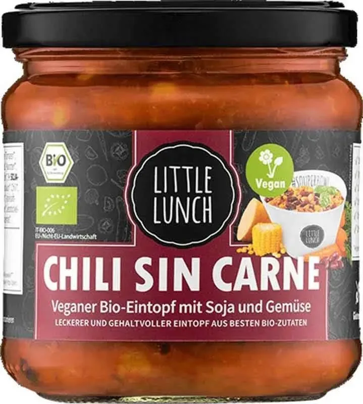 LITTLE LUNCH Chili sin Carne (350ml)