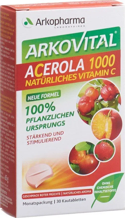 ARKOVITAL Acerola 1000 Tabletten (30 Stk)