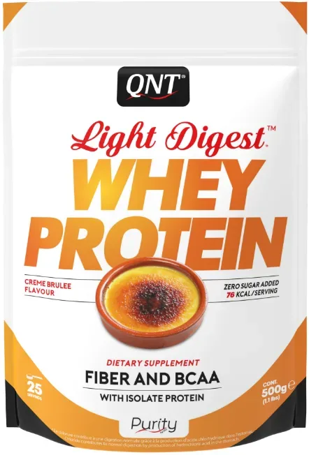 QNT Light Digest Whey Protein Crème Brûlée (500g)