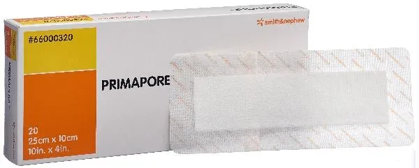 Primapore Wundverband 25x10cm steril 20 Stk
