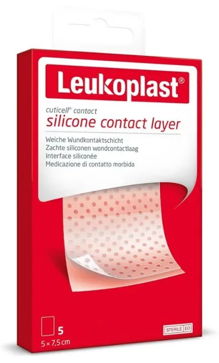 Leukoplast cuticell contact Wund-Primärauflage, 5x7.5cm (5 Stk)