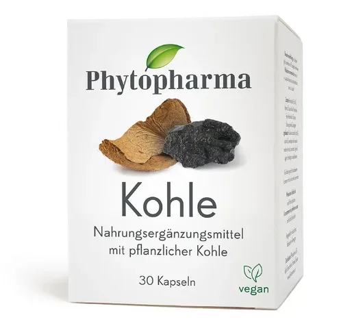 Phytopharma Kohle Kapseln (30 Stk)