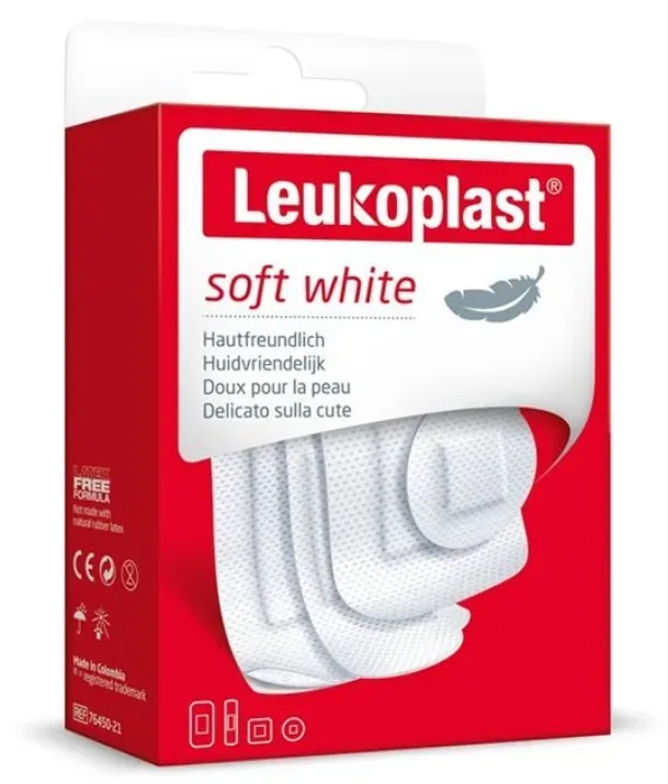 Leukoplast soft white Wundpflaster, 4 Grössen (30 Stk)