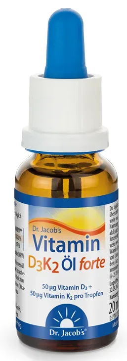 Dr. Jacob's Vitamin D3K2 Öl forte (20ml)