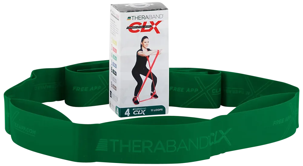 THERA-BAND&reg; &Uuml;bungsband CLX gr&uuml;n 2.2 m x 5