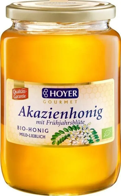 HOYER Akazienhonig mit Frühjahrsblüten Bio Glas (1kg)