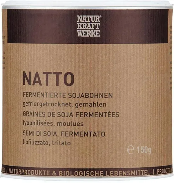 NATURKRAFTWERKE Natto Sojabohnen gemahlen (150g)