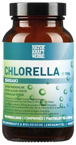 NATURKRAFTWERKE Chlorella Ishigaki Presslinge (750 Stk)