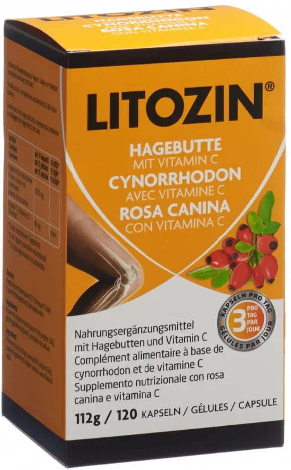 LITOZIN Hagebuttenpulver Kapseln (120 Stk)