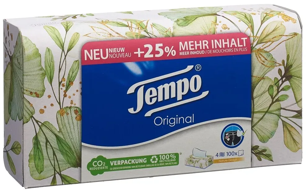 Tempo Taschentücher Box (100 Stk)