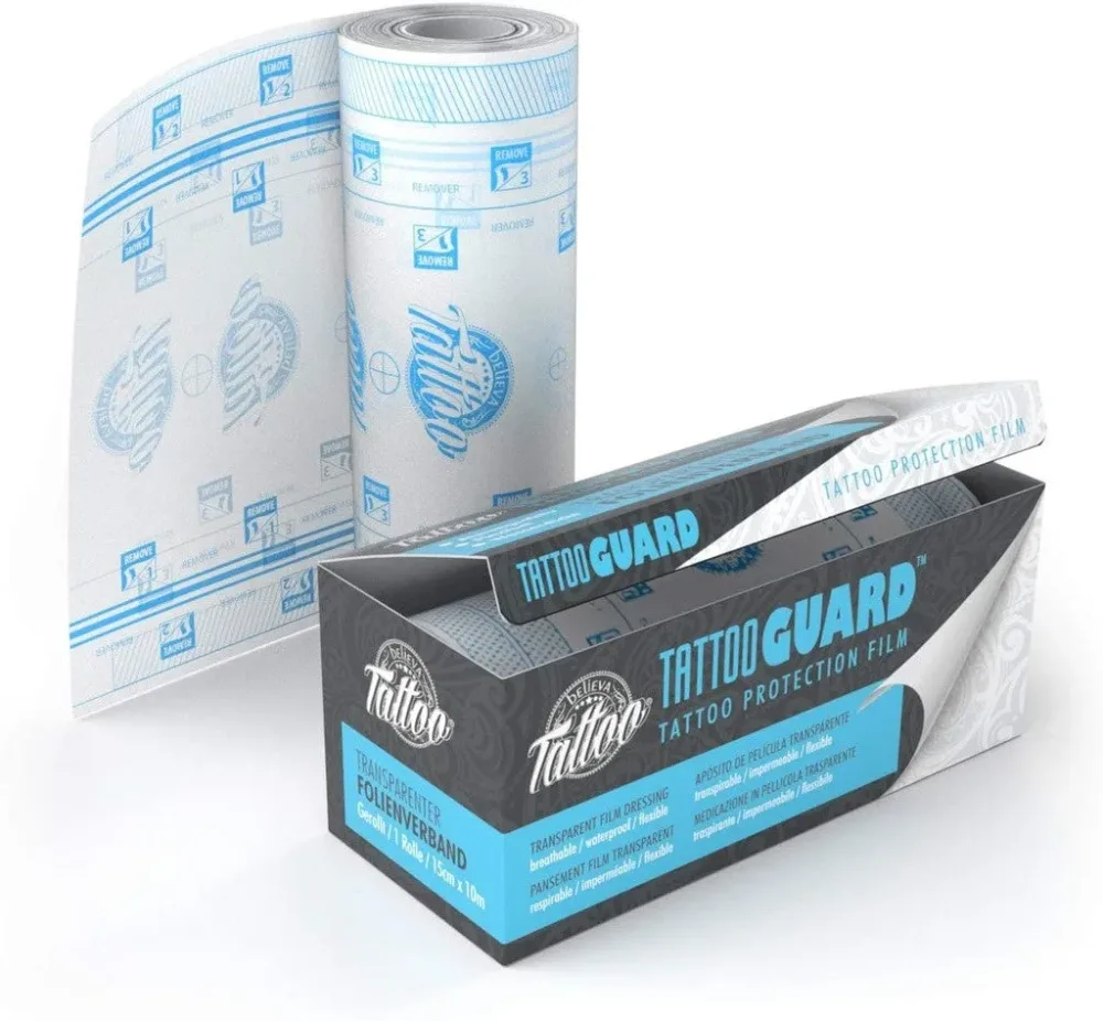 Believa Tattoo Guard Protection Film Rolle, 15cmx10m (1 Stk)