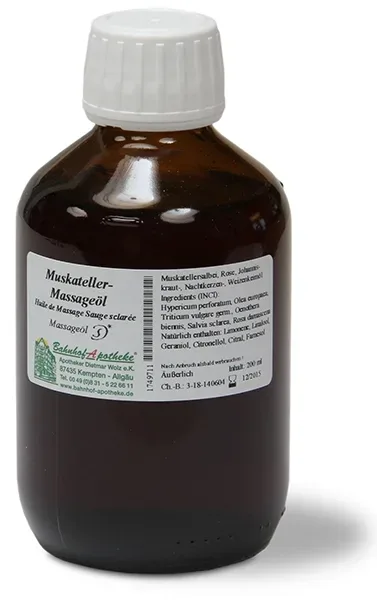 Bahnhof-Apotheke Kempten Muskateller-Massageöl (200ml)