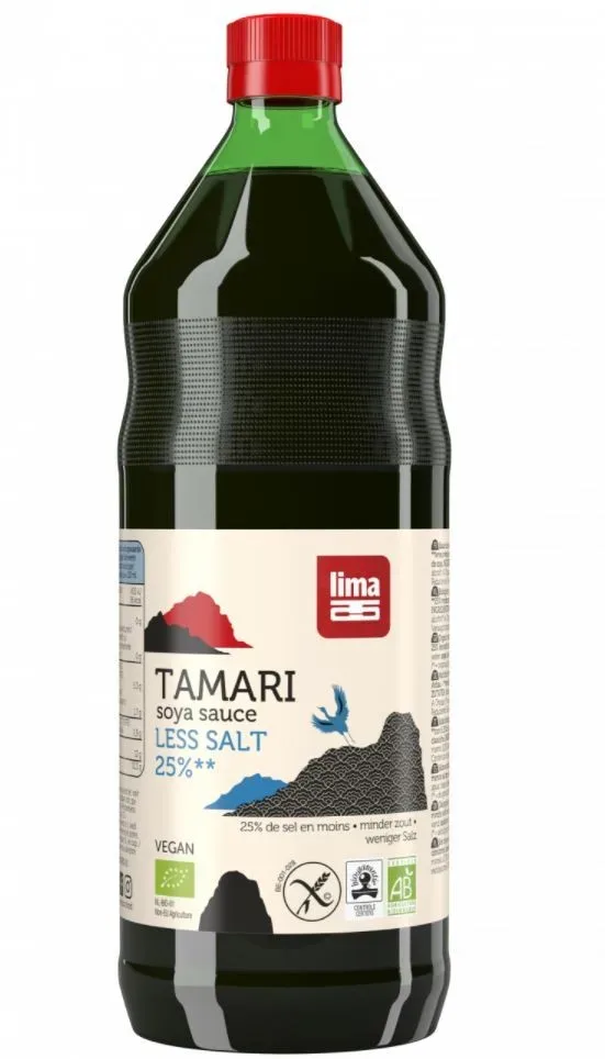 Lima Tamari Sojasauce 25% weniger Salz (500ml)