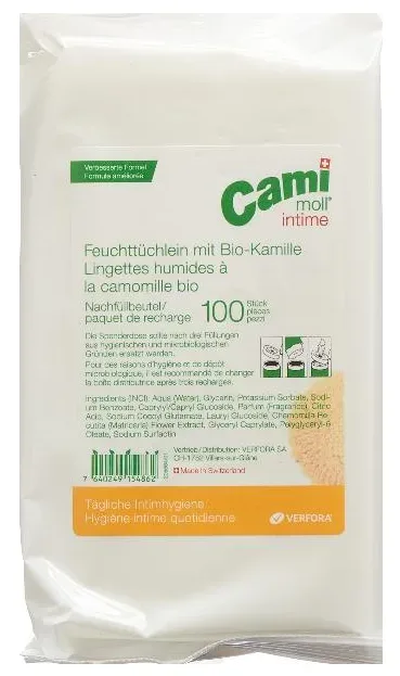 CAMI MOLL intime Feuchtt&uuml;cher refill NF 100 Stk